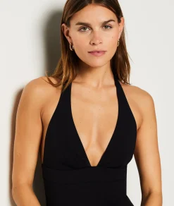 Etam One-Piece Shapewear Swimsuit NOIR New