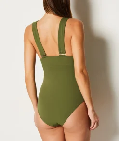 Etam One-Piece Swimsuit KAKI Flash Sale