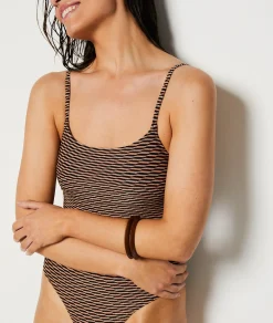 Etam One-Piece Swimsuit COPPER Cheap