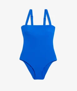 Etam One-Piece Swimsuit with Square Neckline BLEUROYAL Shop