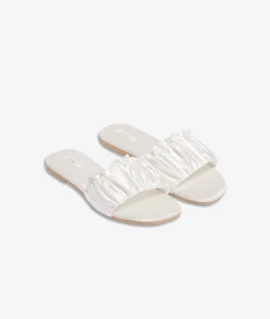 Etam Open Mules Slippers RED Outlet