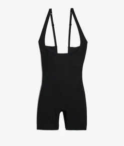 Etam Open-Bust Mid-Thigh Bodysuit - Firm Control BLACK Best