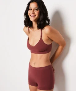 Etam Optimal comfort cotton bralette RUSTYRED Online