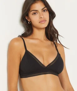 Etam Organic Cotton Bralette BLACK Store