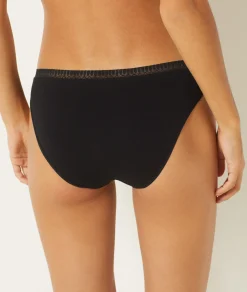 Etam Organic Cotton Brief BLACK New