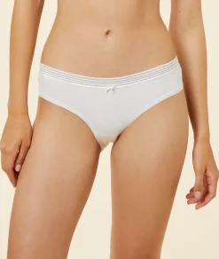 Etam 3-Pack of Cotton and Lace Briefs MULTI-COLOUR Flash Sale