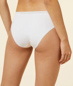 Etam 3-Pack of Cotton and Lace Briefs MULTI-COLOUR Flash Sale
