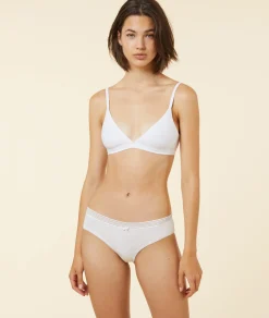 Etam 3-Pack of Cotton and Lace Briefs MULTI-COLOUR Flash Sale