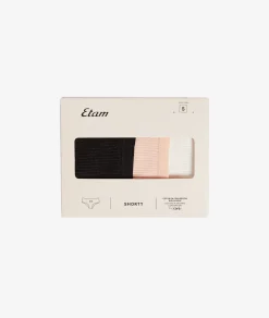 Etam 3-Pack of Cotton Shorties BLUSH Hot