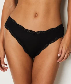 Etam 3-Pack of Microfiber and Lace Briefs NOIR Cheap