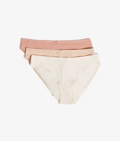 Etam 3-Pack of Organic Cotton Briefs LINEN Best