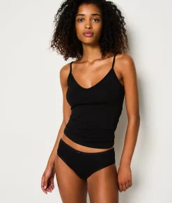 Etam 3-Pack of Organic Cotton Shorties BLACK Store