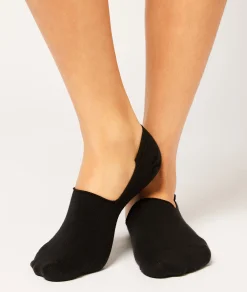 Etam 2-Pair Invisible Socks BLACK Best