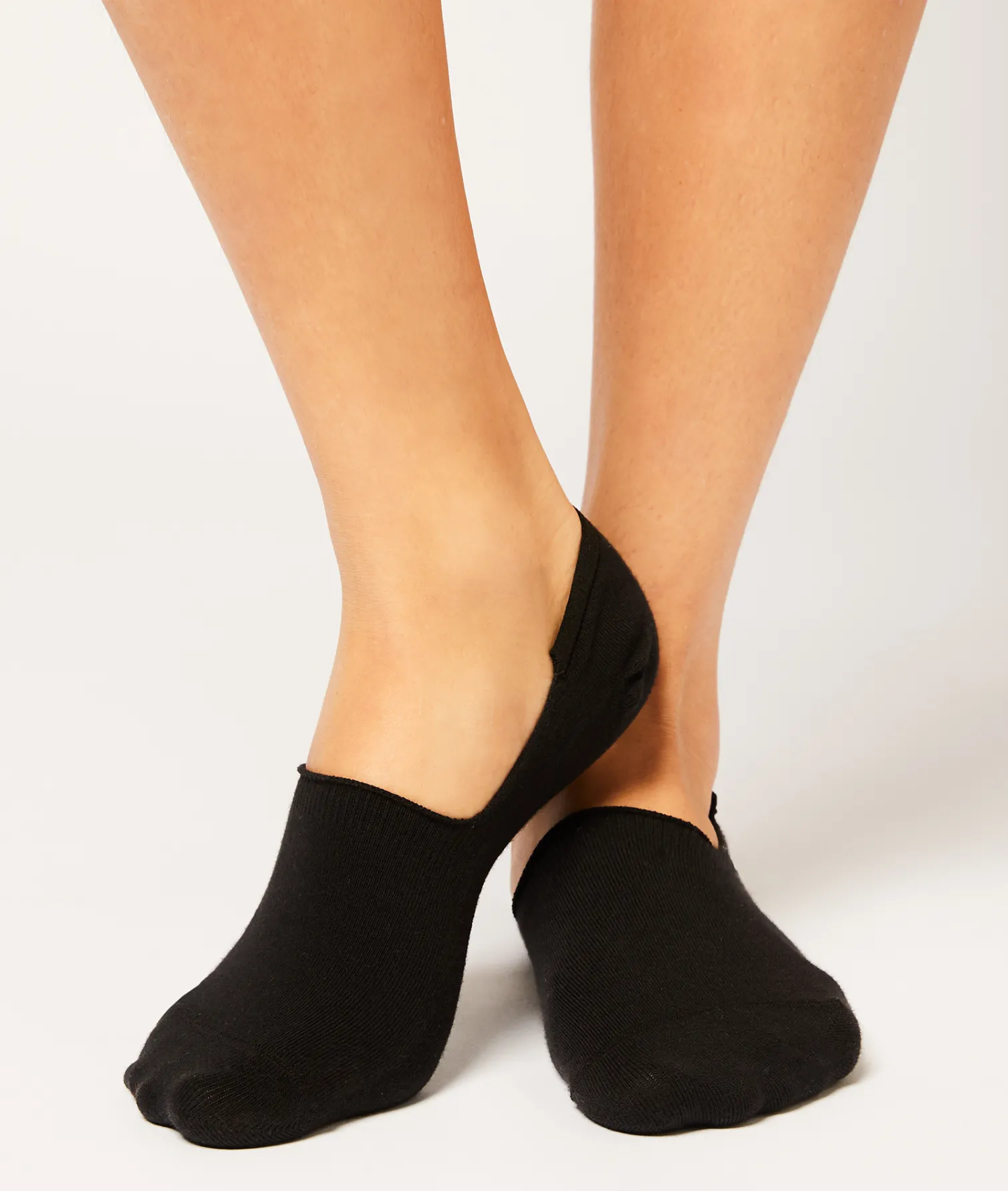 Etam 2-Pair Invisible Socks BLACK Best
