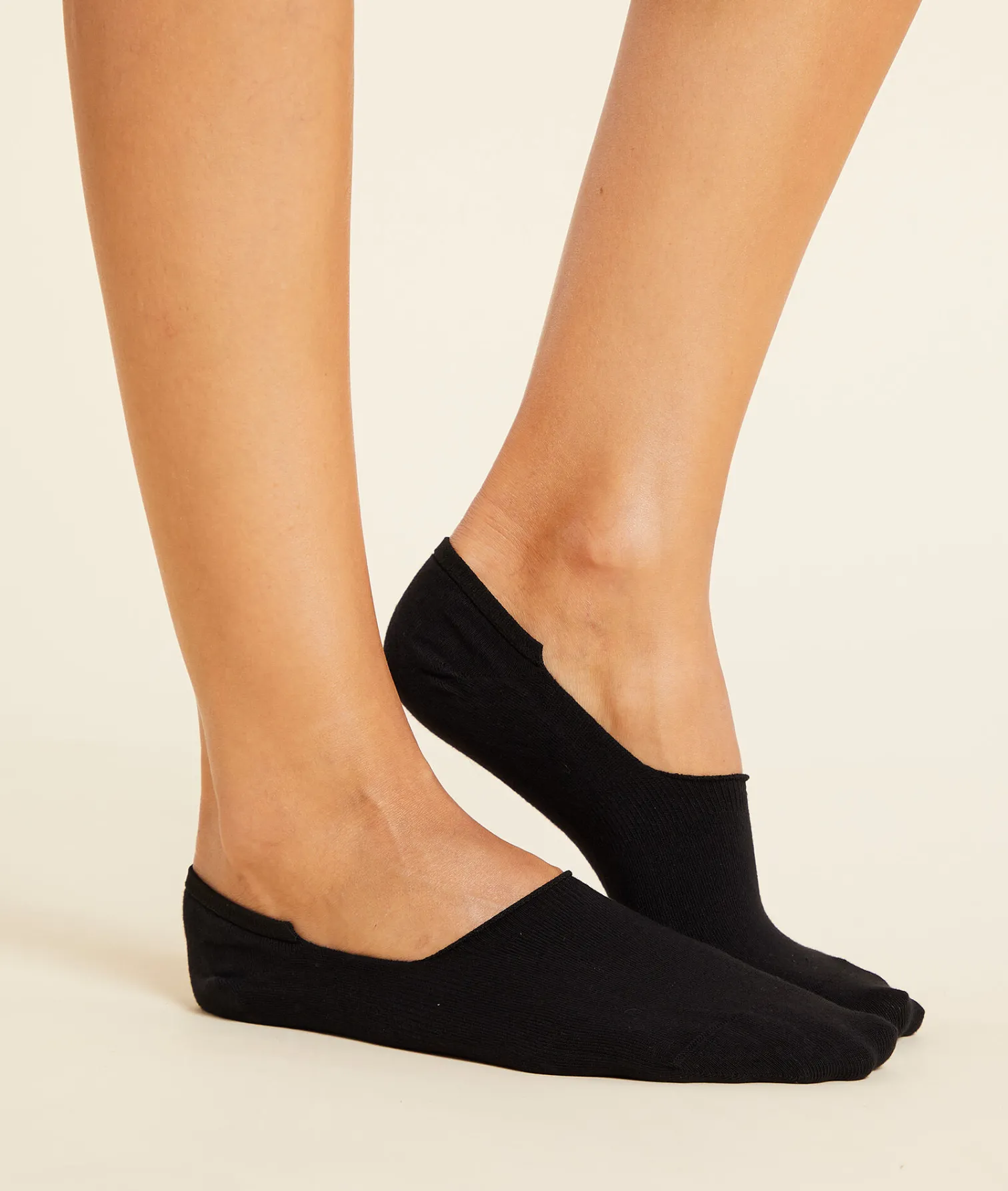 Etam 2-Pair Invisible Socks BLACK Best
