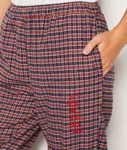 Etam Pantalon de pyjama à carreaux ROUGE Shop