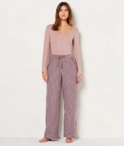 Etam Pantalon de pyjama à carreaux BORDEAUXGRENAT Outlet