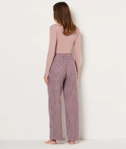 Etam Pantalon de pyjama à carreaux BORDEAUXGRENAT Outlet