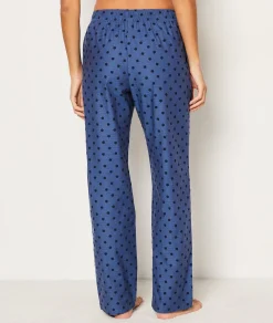 Etam Pantalon de pyjama à poids en coton BLEU Online