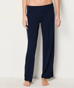 Etam Pantalon de pyjama coupe large en modale MARINE Best