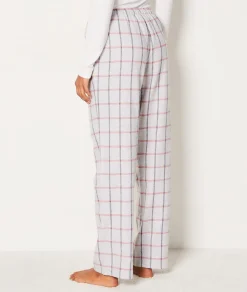 Etam Pantalon de pyjama en coton à carreaux GRIS Cheap
