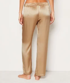 Etam Pantalon de pyjama en soie SAUMONPECHE Sale