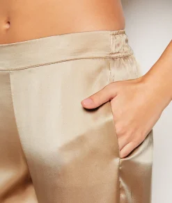 Etam Pantalon de pyjama en soie SAUMONPECHE Sale