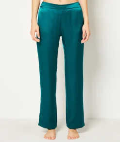 Etam Pantalon de pyjama en soie EMERAUDE Flash Sale