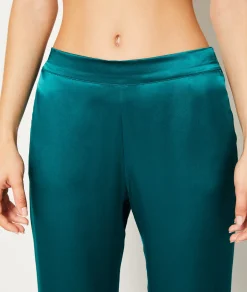 Etam Pantalon de pyjama en soie EMERAUDE Flash Sale