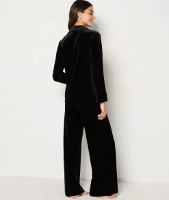 Etam Pantalon de pyjama en velours NOIR Best