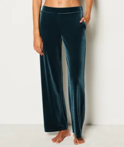 Etam Pantalon de pyjama en velours VERT New