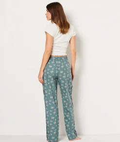 Etam Pantalon de pyjama imprimé fleuri IMPFONDVERT Outlet