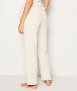 Etam Pantalon de pyjama polaire ECRU Hot