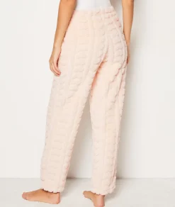 Etam Pantalon de pyjama polaire ROSEPOUDRE New
