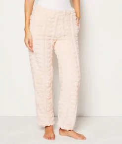 Etam Pantalon de pyjama polaire ROSEPOUDRE New