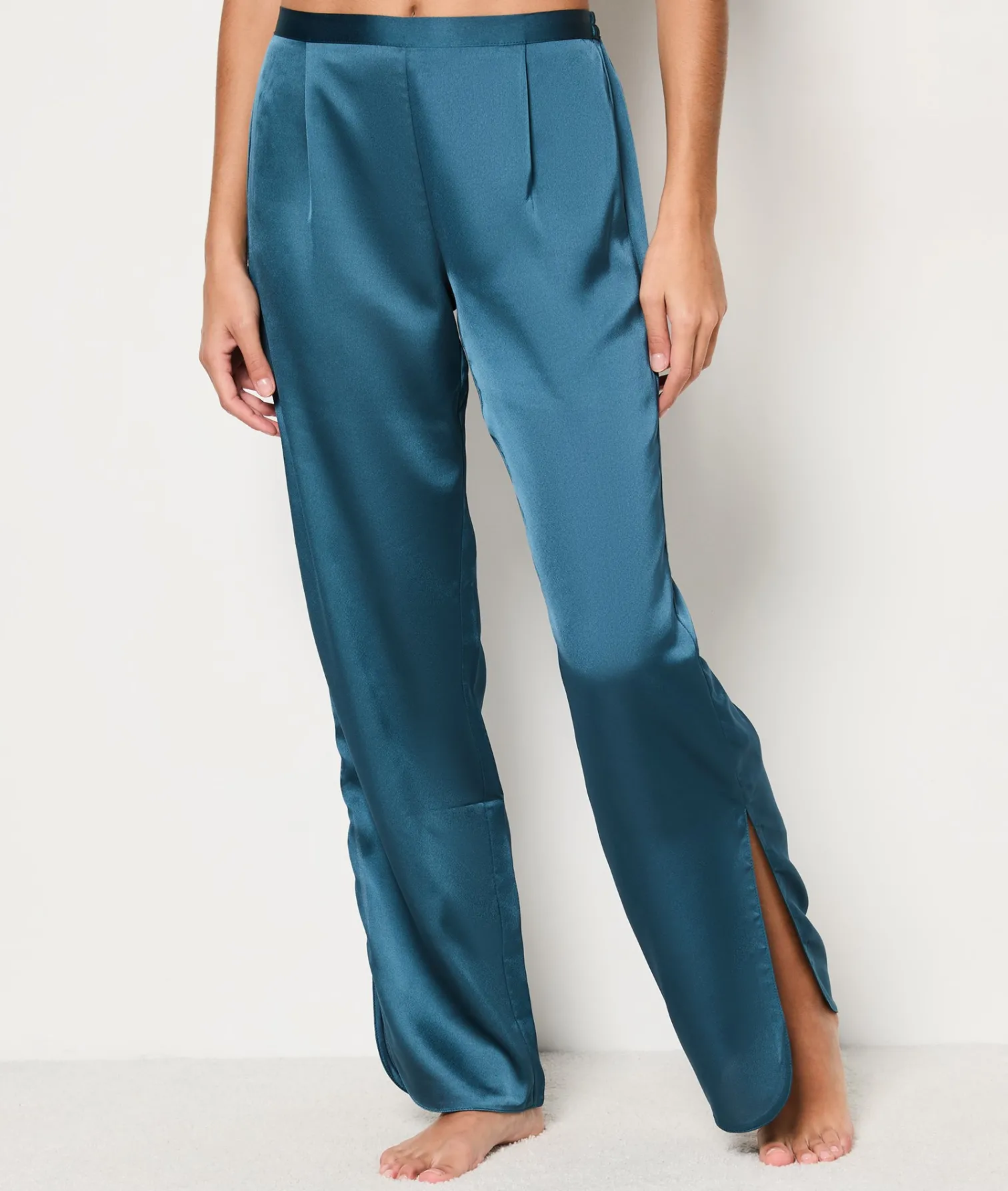 Etam Pantalon de pyjama satiné VERTCANARD Discount