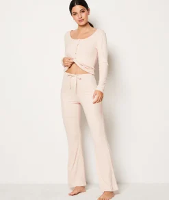 Etam Pantalon de pyjama évasé pailleté ROSEPOUDRE Cheap