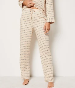 Etam Pantalon de pyjamas en twill imprimé IMPFONDVERT Flash Sale