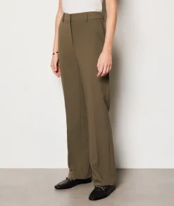 Etam Pantalon en twill coupe large KAKI Cheap