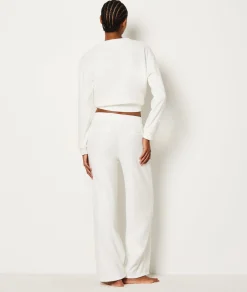 Etam Pantalon molleton granulé ECRU Best Sale