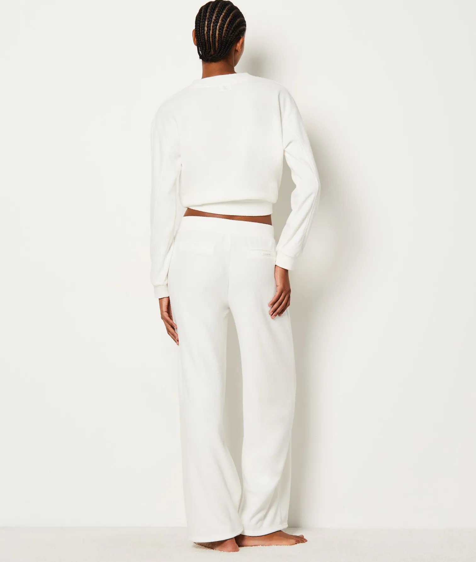 Etam Pantalon molleton granulé ECRU Best Sale