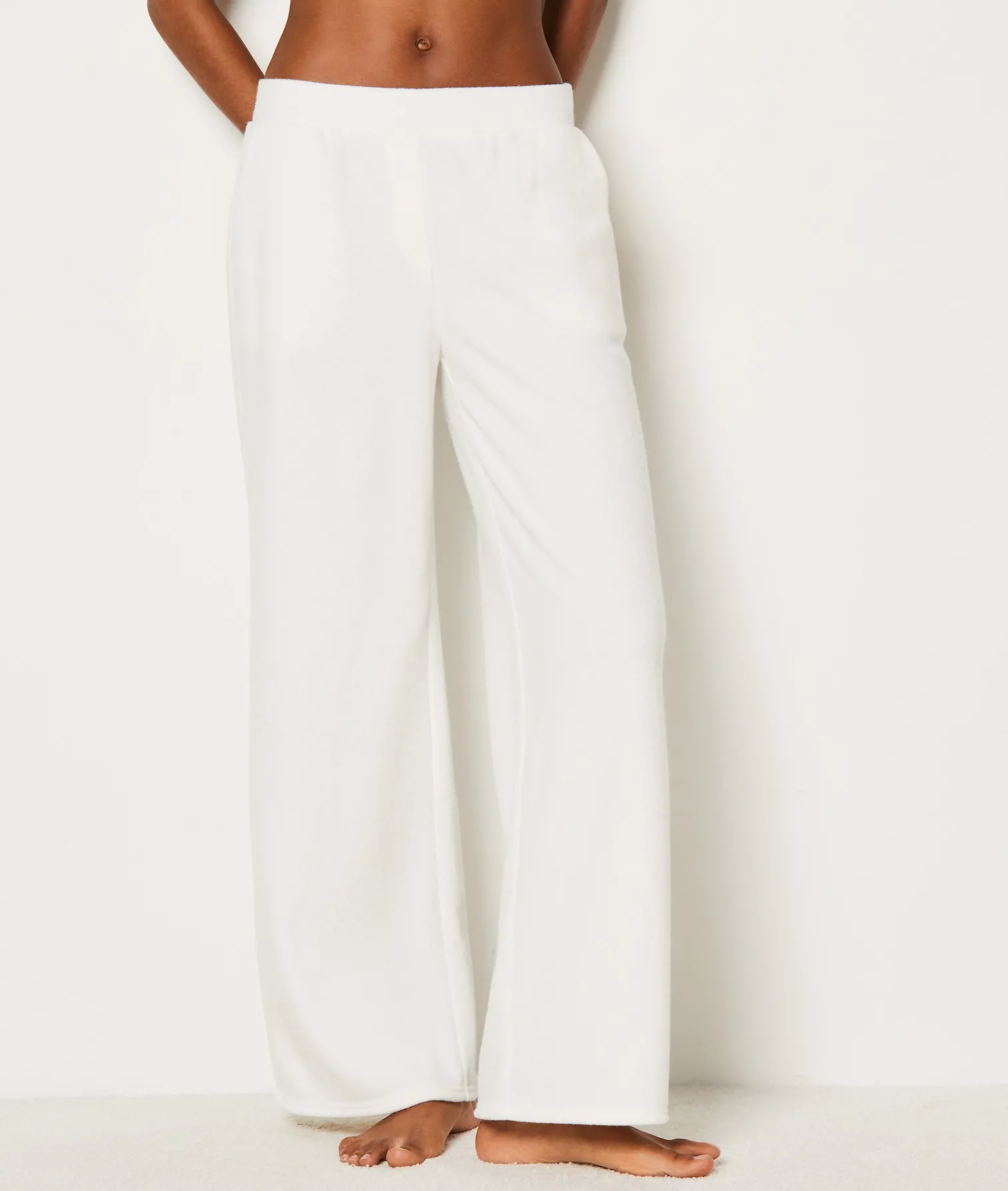 Etam Pantalon molleton granulé ECRU Best Sale
