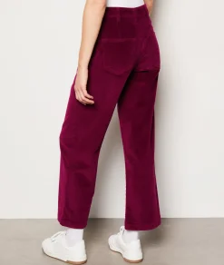 Etam Pantalon velours en coton coupe large PETUNIA Shop