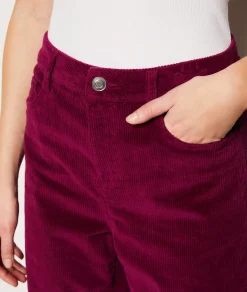 Etam Pantalon velours en coton coupe large PETUNIA Shop