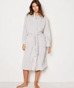 Etam Peignoir polaire GRIS Sale