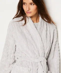 Etam Peignoir polaire GRIS Sale