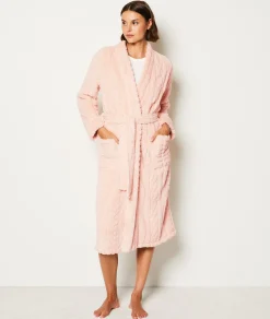 Etam Peignoir polaire ROSEPOUDRE Discount