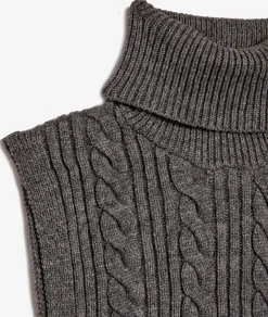 Etam Plastron col roulé ANTHRACITE New