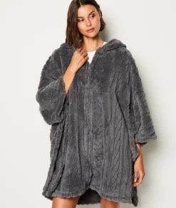 Etam Poncho polaire GRIS Best