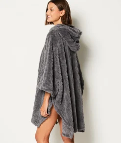 Etam Poncho polaire GRIS Best